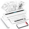COLORWING Mobiler Drucker, M832 Thermodrucker für A4 Thermopapier, Bluetooth Drucker Klein Kompakt für iPhone und Android, Portable Printer, Thermal Printer, Inkless Printer - Weiß