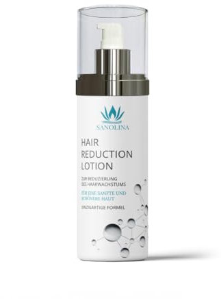 Sanolina Anti Haarwachstum Creme für Damenbart, Gesicht, Intimbereich, Rücken & Beine (180ml) - Hemmt Haarwuchs & pflegt Haut - Haarwuchshemmer für Damen & Männer - Dauerhafte Hair Haar-Reduzierung