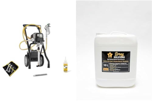 WAGNER Pistolet PowerPainter 90 Extra Spraypack HEA sur Chariot + Spray Solutions testé et approuvé par WAGNER, Peinture Murale intérieure