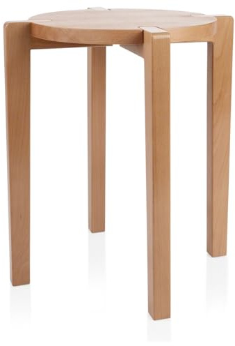 Sport-Tec Gymnastikhocker aus Holz, Ø 35 cm