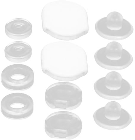 COOPHYA 1satz Silikon Ohrclip Polstern Flexible Rutschfeste Und Bequeme Ohrpolster Für Clip Ohrringe Inklusive Großer Und Transparenter Varianten Für Optimalen Tragekomfort