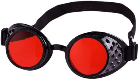 Ldabrye Steampunk-Brille im viktorianischen Stil, Vintage-Stil, für Raves, Partys, Cosplays und Festivals, lustige Brille