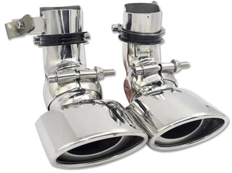 Auspuffblenden 1 Paar Auspuffblende Für Mercedes Für Benz Für W211 E300 E280 E260 2002–2007 Auto-Auspuffrohr Single Out Schalldämpferspitzen Endrohrblende