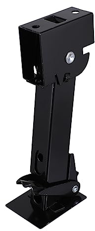 Zerodeko 1pezzi Cric Stabilizzatore Per Rimorchi Realizzato in Acciaio Robusto e Durevole Supporto Stabilizzatore Per Camper Facile Da Usare Pratico Per Manutenzione Del Camper Rimorchio