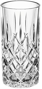 Nachtmann Noblesse Große Vase & Windlicht, Höhe 28 cm, 106383 | 2-in-1 Dekoration aus Kristallglas, Klassisches Schliff-Design