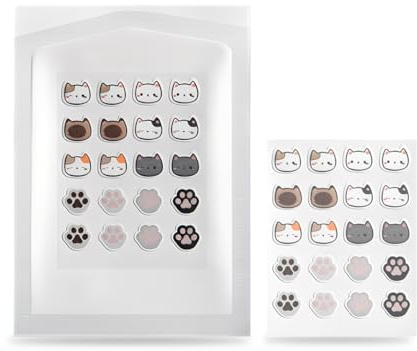 GXGM 400 unidades de parches para granos con forma de gato, invisibles y naturales, parches hidrocoloides en rollo, parches invisibles para granos absorbentes, impermeables y transpirables.