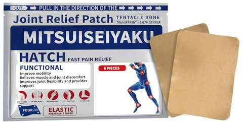 Schmerzpflaster für Gelenke und Muskeln – 6 Wärmepflaster bei Arthrose und Muskelschmerzen – für Knie, Rücken, Nacken, Schultern – zu Hause verlängert