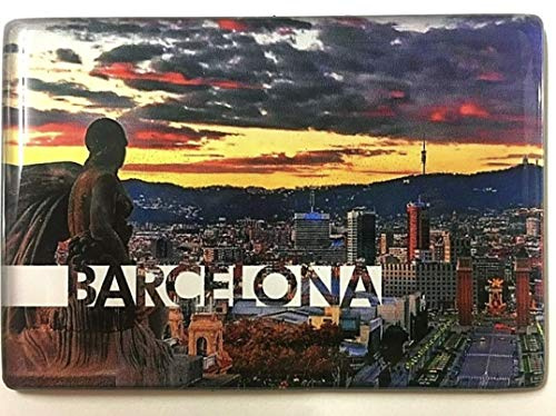 generisch Barcelona -Spanien Souvenir-Kühlschrankmagnet Spain Fridge Magnet 250914