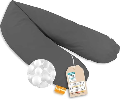 joyfill® Stillkissen Mikroperlen 190cm I Schwangerschaftskissen - Made in Germany I Ideal zum Schlafen & Stillen Dank & Bequemer Füllung I Stillkissen XXL