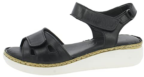 Andrea Conti Women's Sandals, black, 7 Women
