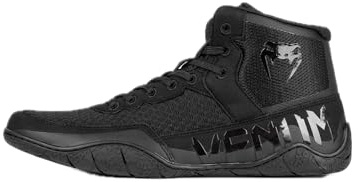 Venum Men's Women's Wrestling Boxing Elite Shoe - Black/Black