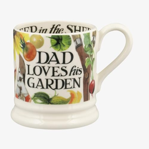 Emma Bridgewater Dad Loves His Garden 1/2 Pint Mug Gift Fathers Day
