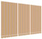 vidaXL Tissu de Remplacement pour auvent Rayures Multicolores 5x3 m, Dessus d'auvent de Remplacement, Parasol de terrasse, Tissu de Rechange pour auvent