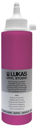 NEU LUKAS CRYL STUDIO / Acrylfarbe, 250 ml, Magenta (Primär-Rot)