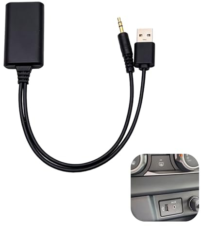 Ireless Bluetooth 5.0 Mottagare Trådlös AUX-Adapter Bil – Trådlös 3,5 mm Mottagare Och Ljudsändare För Fordon Med AUX-Gränssnitt