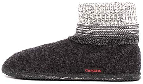 GIESSWEIN Unisex Baumkirchen Hohe Hausschuhe, Anthrazit 019, 43 EU