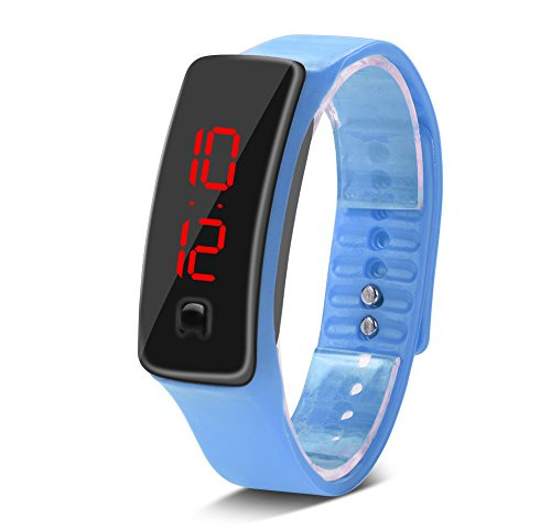 Sonew Orologi Sportivi, Orologio da Polso in Silicone LED Calendario Digitale Bracciale da Polso per Donna Uomo Sweatproof Long Time Standby Leggero
