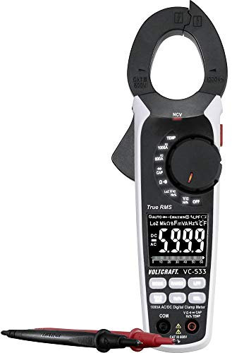 VOLTCRAFT VC-533 Stromzange digital CAT III 600 V Anzeige (Counts): 6000