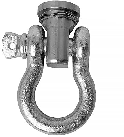 WINCHMAX Swivel Recovery Eye. Stainless Steel for WInch Bumper Including 4.5 Ton ¾ Inch Shackle
