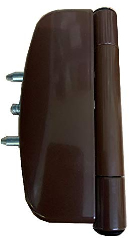 SFS Dynamic 2D Adjustable Upvc Door Hinge Screw in Pin Brown