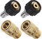 Tool Daily Set di adattatori per idropulitrice, kit di collegamento rapido, M22 da 14 mm a M22, 5000 psi, 4 pezzi