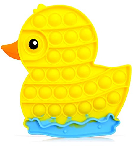 Yeefunjoy Push it and Pop Bubble, Sensorisches Fidget Spielzeug, Silikon Stressabbau Spielzeug, Angst Relief Finger Spielzeug Autismus ADHS Besondere Bedürfnisse für Kinder und Erwachsene