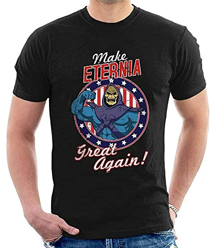 Make Eternia Great Again T-Shirt Graphic Top Printed Mens Tee Shirt Black XL