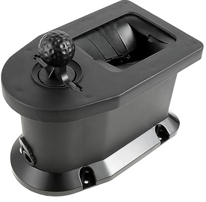 SOLKIN Schwarzes Universal-Golfschläger- und Ballwascher-Reinigungswerkzeug, vorgebohrte Halterung for Golfwagen, passend for Yamaha EZGO Club Car, die meisten Golfwagen
