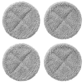 Samsung Lot de 4 tampons en Microfibre pour balayeuse rotative VCA-WB650/GL et VCA-WB650A/GL, réutilisables, Gris, VCA-SPW90/VT
