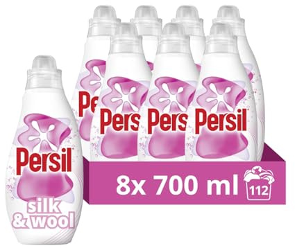Persil Silk and Wool Liquid Laundry Washing Detergent 14 Washes - Pack of 8