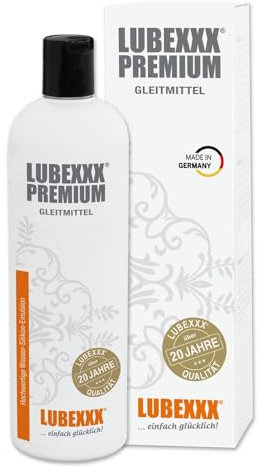 LUBEXXX Original Gleitmittel 300ml. Sehr ergiebig, nicht klebrig, langanhaltende Gleitfähigkeit, Hautverträglichkeit Test Sehr Gut 03/2024, wasserlöslich, gefühlsecht, Qualitätsprodukt Made in Germany