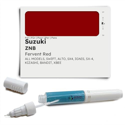 Genuine Colors Lackstift FERVENT RED ZNB für Suzuki Rot Swift Alto SX4 IGNIS SX-4 KIZASHI Bandit XBEE