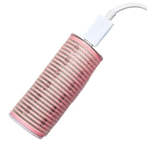 Electric Hair Roller - Salon Hair Styling Tools, Professional Hot Roller Set | Heated Battery Operated Single Curler, USB Instant Heat Ceramic Hot Hair Rollers for Women, Adults, and Friends