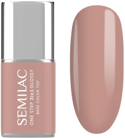 Semilac UV Nagellack 3in1 One Step Glossy S210 French Beige 7 ml
