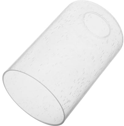 GAROZATION Bubble Glass Lampshade Replacement for Living Lamps Cylinder Lampshade Modern