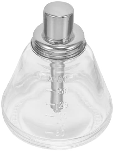 HAPINARY Flaconi Pressabili in Vetro e Alluminio per Solvente Unghie Contenitori Vuoti Ricaricabili Portatili Dispenser Liquidi Detergenti per Nail Art Bocca Larga Facile da Riempire