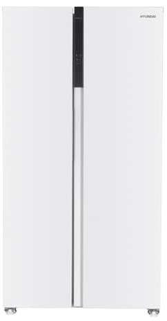 Hyundai Frigorífico Americano Blanco, 2 Puertas. HAM17791NDDW01, Capacidad 442 Litros, Tecnología No Frost, Motor Inverter, 39 dB, Puerta Única Dirección, Apertura Tipo Uñero, Clasificación Energética