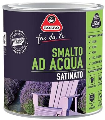 SMALTO SATINATO ALL ACQUA BIANCO 500ML