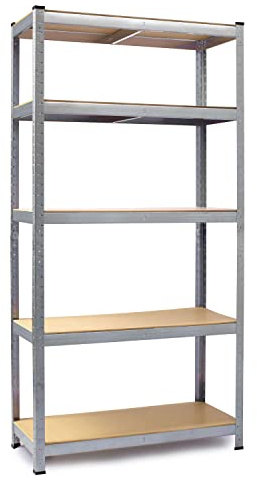 Humberg 4849 - Scaffale per carichi pesanti con 5 ripiani in MDF 180 x 100 x 50 cm
