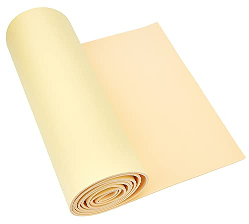 BENECREAT 30cm × 2 m Rouleau de Mousse EVA Auto-Adhésif Beige de 3mm D'Épaisseur pour la Protection des Meubles, Combler Les Lacunes, Costumes et Autres Projets D'Artisanat