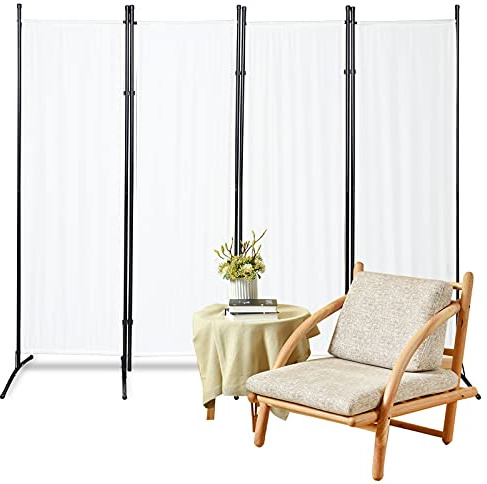 Sonnewelt Paravent 200 x 170 cm, flexibelt justerbar rumsavdelare insynsskydd antracitgrå rumsavdelare rumsavdelare för skiljevägg insynsskydd 4 skiljeväggar