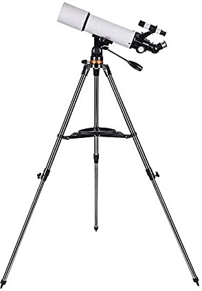 DERBUT Télescope, télescope réfracteur Portable avec Support pour Smartphone et télescope réflecteur trépied réglable en Hauteur