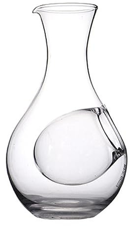 Bafnsiji Botella de Sake japonés, Decantador de Sake frío japonés, Decantador de Vino, 420ml Botella de Sake Transparente