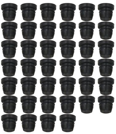 JNNJ 40 Stück Bremsenentlüfter-Schraubkappe, Standard Metrische Entlüftungsschrauben Staubkappe, Bremssattel Entlüftungsschraube Gummiabdeckung, Für Autos Motorräder