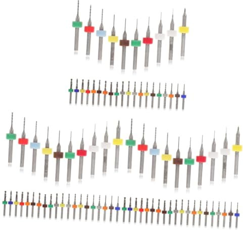 Hemobllo 90stücke Teiliges Mikrobohrer-set Für Schmuckherstellung Präzisionsbohrer Für Pcb Und Gravuren Geeignet Für Anfänger Und Profis Leichte Handhabung Für Resin