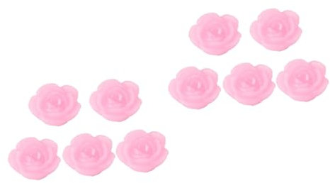 IMIKEYA 10stücke Form Schwimmende Paraffin Kerzen Romantische Deko Für Hochzeiten Partys Und Für Valentinstag Und Andere Anlässe