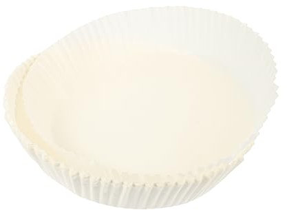 Amosfun 100pezzi Teglie Di Carta Per Friggitrice Ad Aria Resistenti All Olio Utilizzabili Su Teglie Del Forno Microonde e Barbecue Antiaderenti Per Cucinare in Modo Semplice