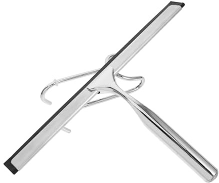 COOLHIYA Stainless Steel Windscreen Wiper Blade Window Squeegee Cleaning Tool for Car Home Office Window Cleaner