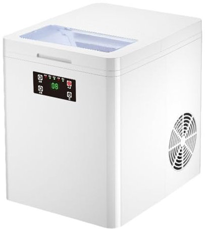 Grande macchina per il ghiaccio, può produrre 35 kg di cubetti di ghiaccio in 24 ore, 30 cubetti di ghiaccio ogni volta, portatile e adatto per cucina, ufficio, feste, macchina per ghiaccio da tavolo