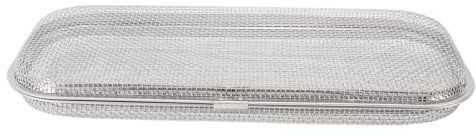 MENDUNER Canasta de Lavavajillas para Artículos Pequeños, Cesta de Palillo de Lavavajillas, 304 Tentador de Cubiertos de Lavavajillas Rectangular de Acero Inoxidable de Acero Inoxidable